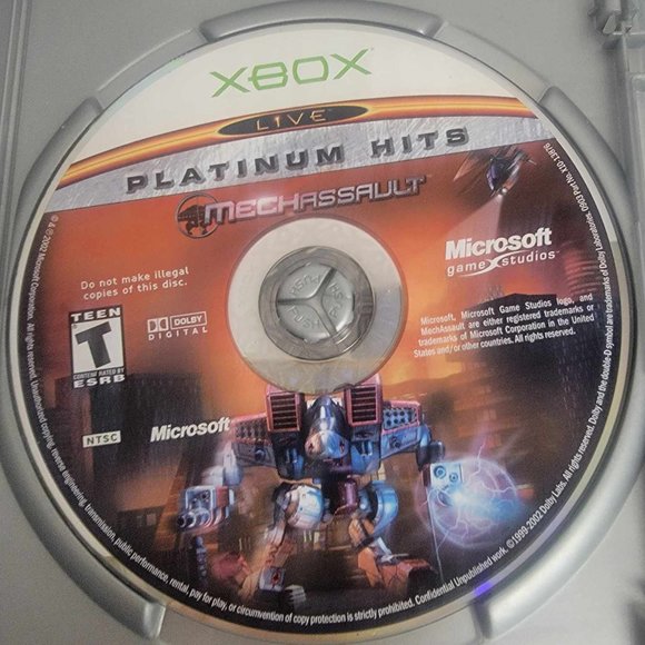 XBOX MECHASSAULT PLATINUM HITS LIVE WITH MANUAL - Picture 3 of 4